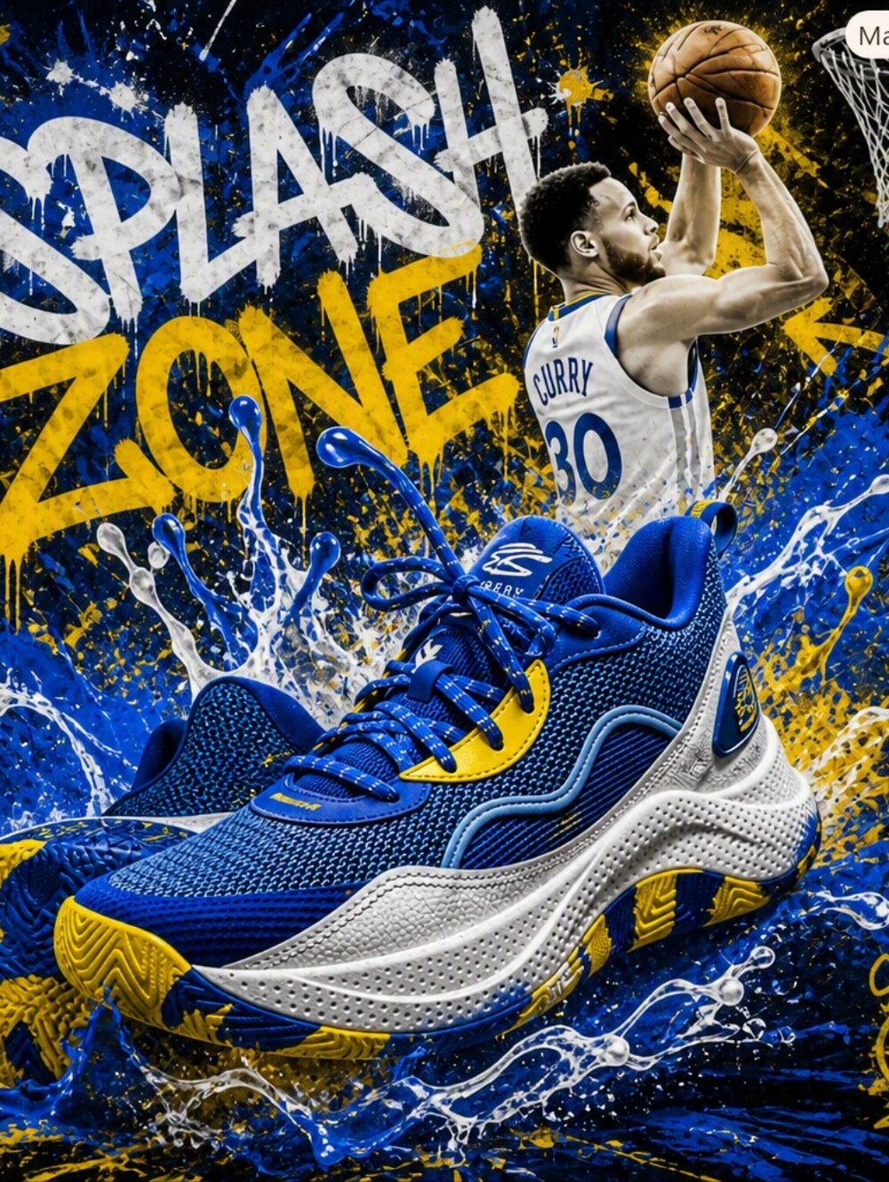 The Under Armour Curry 3Z 24 Basketball Shoes - Like NEW Men's Size 14